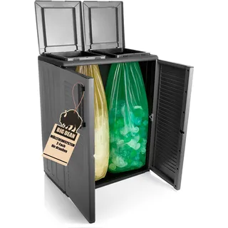 BigDean Mülltrennsystem Schrank Recycling System auch für Gelben Sack Italy