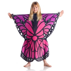 Bild Butterfly Kids Tragbare Decke für Kinder, Polyester, Mehrfarbig, 80x90 cm