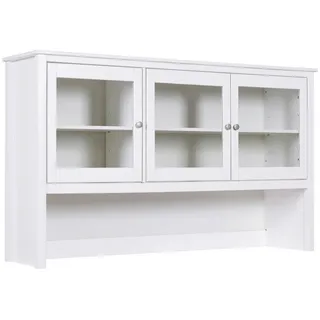 Mid.you Buffetaufsatz , Weiß , Metall , Kiefer , vollmassiv , 160 cm , Küchen, Küchenmöbel, Buffetschränke