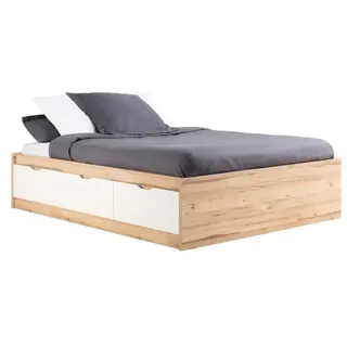 Möbelvertrieb Forte VANKKA 140 x 190 cm Braun/Weiß