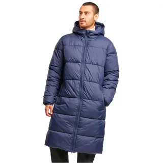 Urban Classics Long Puffer Mantel - Navy - 2XL