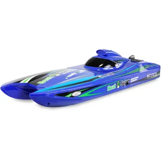 AMEWI RC-Boot Blue Arrow Katamaran brushless Jetantrieb 30km/h 400mm RTR blau