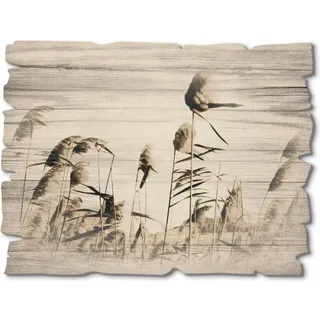 ARTland Artland, Holzbild Gräser Gräser, (1 St.), beige