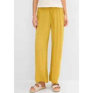 bonprix Marlene-Hose Viskose Dunkelgelb 36