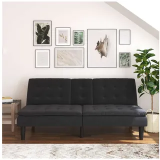 dorel home Schlafsofa »MAINE, Kinosofa mit Relax- und Bettfunktion, 2 Getränkehalter,« Liegefläche 190 x 110 cm, Webstoff und Kunstleder, grau