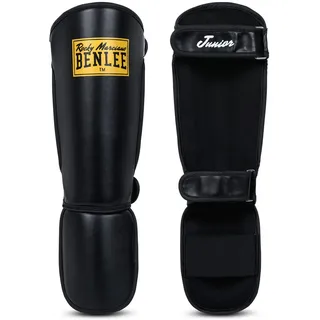 BENLEE Rocky Marciano Unisex Jugend Guardian JUNIOR Instep Shin Guards, Black