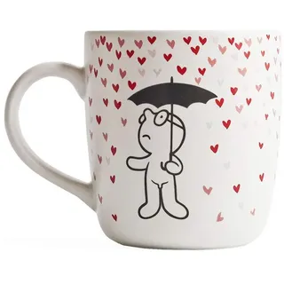 Propaganda 16124 Mr P. Heart Kaffeebecher, Keramik, Mehrfarbig