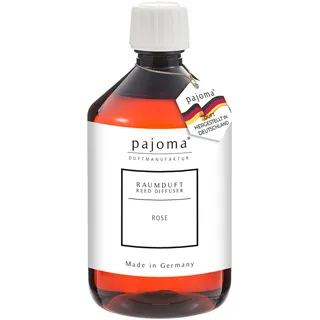 Pajoma pajoma® Raumduft Nachfüllflasche 500 ml, Rose | Nachfüller für Lufterfrischer | intensiver und hochwertiger Duft in Premium Qualität