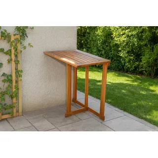Balkontisch Akazie 45 x 60 cm klappbar ALEXA - Braun