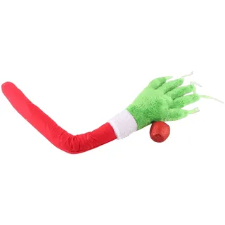 Grinch Arme für Weihnachtsbaum, Weihnachtsbaumschmuck Grinch Arm Ornament Furry Grüne Grinch Elf Arm Ornament Christbaumschmuck for Weihnachten Home Party