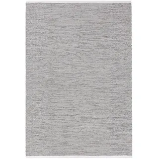 benuta Baumwollteppich Ron handgewebt 120x170 cm , Schwarz , Textil , Uni , Rechteckig , 120x170 cm , Oeko-Tex® Standard 100 , für Fußbodenheizung geeignet , Teppiche und Böden, Teppiche, Webteppiche
