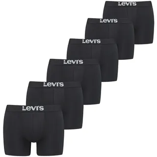 Levi's Herren Solid Basic Boxers (6 Pack) Underwear (6er Pack)