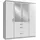 Drehtürenschrank Click 180 x 199 x 58 cm Weiß