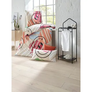 heine home Bettwäsche 2 Stk. tlg., orange