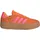 Plateausneaker ADIDAS SPORTSWEAR "VL COURT BOLD", Damen, Gr. 38,5, orange (pure orange, lucid pink, gum 3), Leder, Synthetik, Schuhe Plateausneaker, inspiriert vom Design des adidas gazelle bold, Topseller