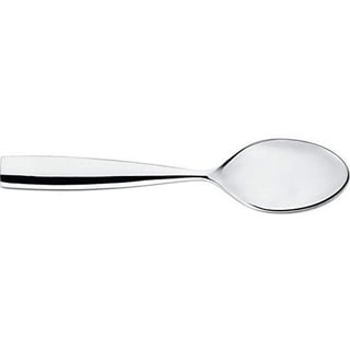 Alessi MW03/9 Dressed Mokkalöffel, Edelstahl, Silber, 10 x 3.5 x 2.5 cm, 6-Einheiten