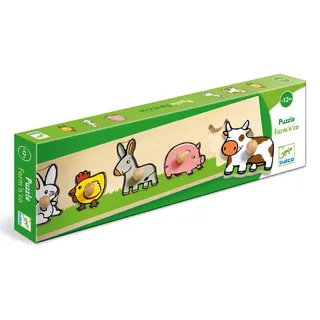 Djeco Farm Button Puzzle – Innovatives Spielzeug für kleine Entdecker