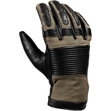 John Doe Durango XTM Motorrad Handschuh Leder und Baumwolle Schwarz Camel M