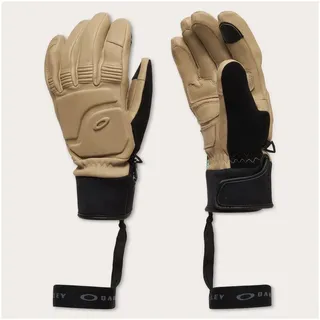 OAKLEY Peak Leather Handschuhe Pebble S
