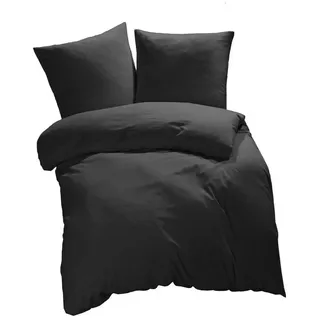 homhomha Regenbogen Mikrofaser Grau 135 x 200 cm + 80 x 80 cm