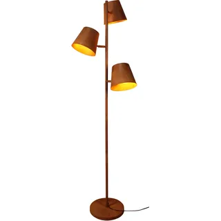 ECO-Light Luce Design Stehleuchte Colt 3-flammig Edelrost Ø 49 cm