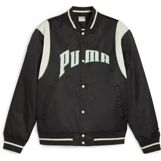 XL|PUMA TEAM Varsity Jacket Herren College Jacke 623691-01 - Schwarz