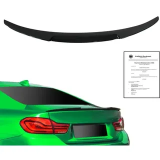 Heckspoiler 4er F32 Coupe schwarz glänzend mit ABE passend für BMW 4er (F32) Coupe, 2013-2021