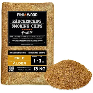 PINI Räucherchips 1-3 mm Erle 13 kg