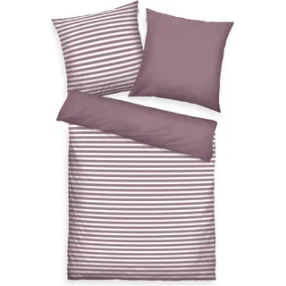 Tom Tailor MEDIUM STRIPES Lila 155 x 220 cm + 80 x 80 cm