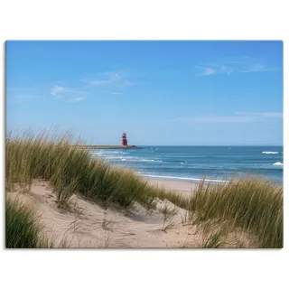 Leinwandbild OTTO HOME "Leuchtturm in der Ferne", farbe bild(er): blau, B:80cm H:60cm T:2cm, Canvas, Bilder, Leinwandbild, in verschied. Größen