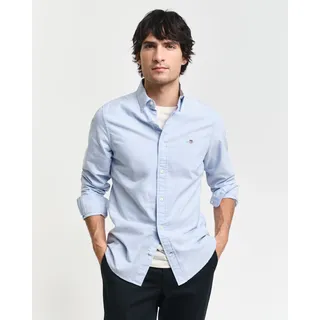 GANT »Slim Fit Oxford Hemd strukturiert langlebig dicker«, Oxford Hemd Slim Fit Gant Light blue