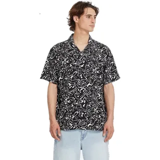 Volcom Kurzarm Hemd Filip Rygalski Shirt Black - M