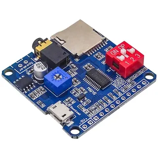 Nagoyuki Sprachwiedergabemodul für MP3-Player, MP3-Player, 5 W, serielle Steuerung, SD/TF-Karte DY-SV5W