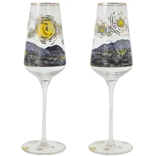 GOEBEL Sektglas Vincent Van Gogh Sternennacht