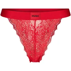 HUGO Slip »BRIEF LACE«, mit Hugo Logobund, rot