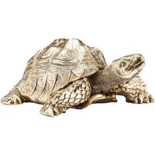 Kare Deko Figur Turtle, Gold, Klein",