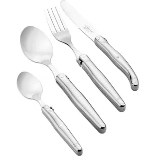 Laguiole Style de Vie Besteckset Premium Line, 24-teilig, Edelstahl, neues Modell