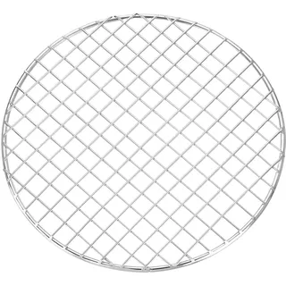 QUARKZMAN Rundes Kochgitter, Durchmesser 8,3 Zoll Edelstahl-Grillrost Kreuzdraht-Grill für Kochen Backen Luftfritteuse Racks, Silber