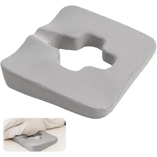 Anti-Dekubitus-Kissen, Piercing Kissen, Hämorrhoiden Sitzkissen für Steißbeinschmerzen, Orthopädisches Sitzkissen mit Stoffbezug, Memory Foam Sitzkissen für Bettlägerigkeit und Langes Sitzen