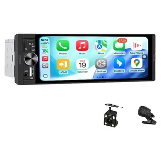 Auto MP3-Player, 6,36" HD-Touchscreen, mehrere Anschlussmöglichkeiten, K50 Verkabeltes Carplay+MIC+Kamera