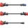 Gemini flex Adapterset (22 kW) CEE rot 32 A / CEE blau 16 A / 230V Haushaltssteckdose