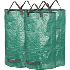 GardenMate Gartensack aus robustem Polypropylen-Gewebe (PP) 150gsm, 120l, 3 Stück