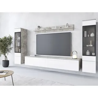 Home Affaire INOSIGN Wohnwand »VERA II« Komplett-Set, 4 Stk. tlg., beige