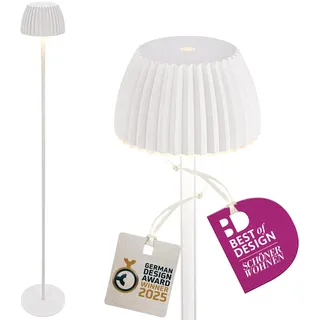 Briloner Leuchten LED Stehlampe kabellos led Stehleuchte Standleuchte Akku Wohnzimmer dimmbar