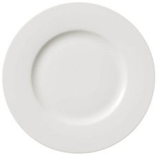 Bild Villeroy und Boch Twist White Frühstücksteller, 21 cm, Premium Porzellan, Weiß