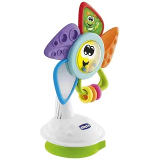 Chicco Willy die Windmühle, Spielzeug für Kinderhochstühle mit praktischem Saugnapf und verschiedenen manuellen Aktivitäten, 6-18 Monate