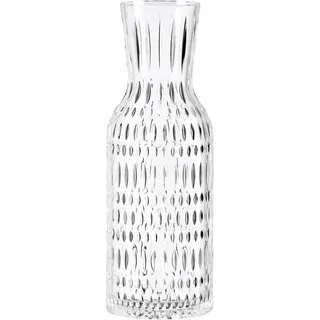 Nachtmann Ethno Karaffe, 1 Liter, Glaskaraffe, Elegante Wasserkaraffe oder Saftkaraffe aus Kristallglas mit Schliffdekor, Spülmaschinenfest, 105396