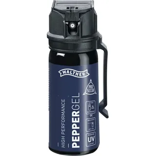 Walther ProSecur Pfeffergel 50 ml, Tierabwehr, 5 m Reichweite | Pfeffergel zur Tierabwehr mit 50 ml Inhalt, gezieltem Gelstrahl