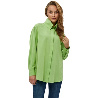 Minus Lamira Oversize Shirt Shirt Damen In Grün Herbst Bluse Damen Elegant Größe 44