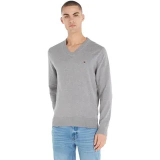 Tommy Hilfiger Herren Pullover 1985 ohne Kapuze, Grau (Medium Grey Heather), XXL